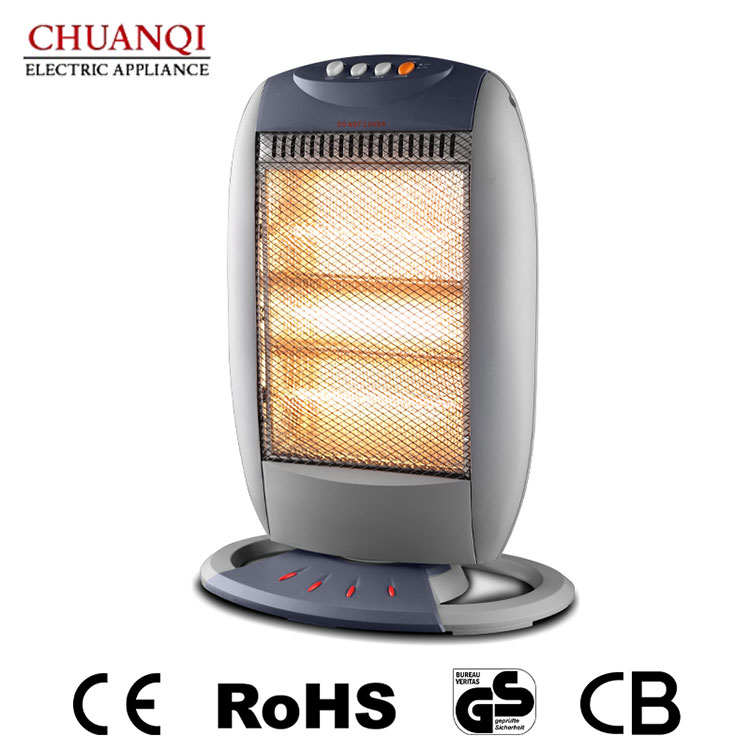 1200W 3 Tubes Halogen calefacientis Cum Chubby Design